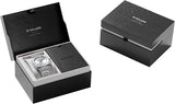 D1 Milano Square Silver Dial Silver Steel Strap Watch for Men - D1-SQBJ01