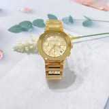 Michael Kors Gramercy Gold Dial Gold Steel Strap Watch for Women - MK7520