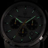 Maserati Successo Chronograph Grey Dial Grey Rubber Strap Watch for Men - R8871621043