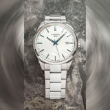 Tissot PR 100 Silver Dial Silver Steel Strap Watch for Men - T150.410.11.031.00