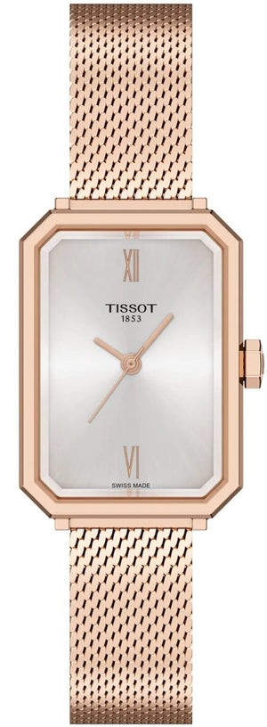 Tissot SRV Rose Gold Dial Rose Gold Stainless Steel Strap Watch for Women - T160.110.33.033.00