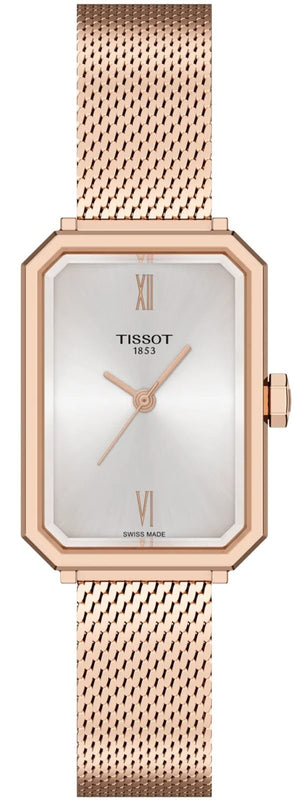 Tissot SRV Rose Gold Dial Rose Gold Stainless Steel Strap Watch for Women - T160.110.33.033.00