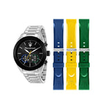 Maserati Traguardo Chronograph Black Dial Silver Steel Strap Watch for Men - R8873612061
