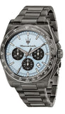 Maserati Velocità Chronograph Blue Dial Black Steel Strap Watch for Men - R8873652004