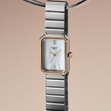 Tissot SRV Rose Gold Dial Silver Stainless Steel Strap Watch for Women - T160.110.21.113.00