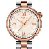 Tissot Desir White Dial 2 Tone Steel Strap Watch for Women  - T152.010.22.118.00