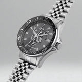 Maserati SFIDA Chronograph Grey Dial Silver Steel Strap Watch for Men - R8853140010