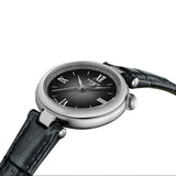 Tissot Desir Black Dial Black Leather Strap Watch for Women - T152.010.16.038.00
