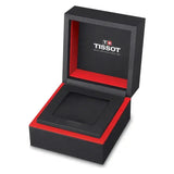 Tissot PR 100 Chronograph White Dial Gold Steel Strap Watch for Men - T150.417.33.031.00