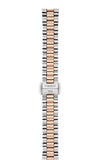 Tissot Desir White Dial 2 Tone Steel Strap Watch for Women  - T152.010.22.118.00
