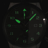 Michael Kors Panorama Green Dial Silver Steel Strap Watch for Men - MK9196