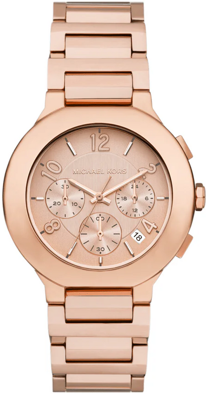 Michael Kors Gramercy Rose Gold Dial Rose Gold Steel Strap Watch for Women - MK7521
