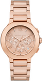 Michael Kors Gramercy Rose Gold Dial Rose Gold Steel Strap Watch for Women - MK7521