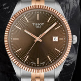 Tissot Ballade Gold Dial Two Tone Stainless Steel Starp Watch for Men - T156.410.22.291.01
