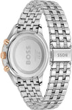 Hugo Boss Avery Chronograph Blue Dial Silver Steel Strap Watch for Men - 1514158