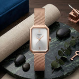 Tissot SRV Rose Gold Dial Rose Gold Stainless Steel Strap Watch for Women - T160.110.33.033.00