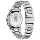 Citizen Mechanical Automatic Salmon Brown Dial Silver Steel Strap Watch for Men - NJ0191-83X