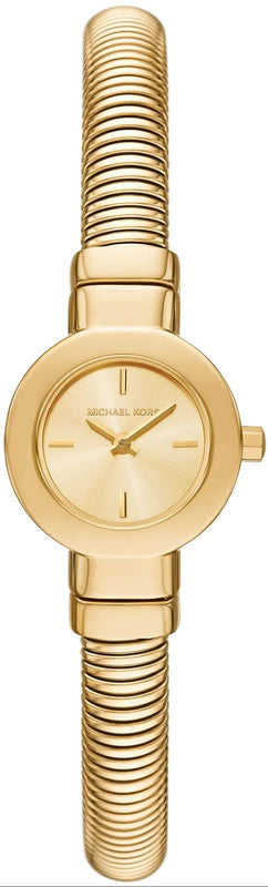 Michael Kors Gramercy Gold Dial Gold Steel Strap Watch for Women - MK7527