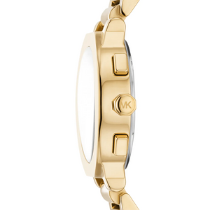 Michael Kors Gramercy Gold Dial Gold Steel Strap Watch for Women - MK7520