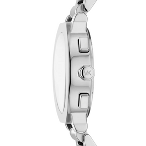 Michael Kors Gramercy Silver Dial Silver Steel Strap Watch for Women - MK7522