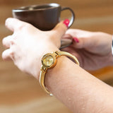 Michael Kors Gramercy Gold Dial Gold Steel Strap Watch for Women - MK7527