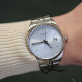 Tissot Ballade Ice Blue Dial Silver Stainless Steel Watch for Unisex - T156.410.11.351.00