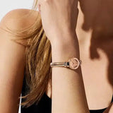 Michael Kors Gramercy Rose Gold Dial Rose Gold Steel Strap Watch for Women - MK7528