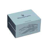 Maserati Velocità Chronograph Blue Dial Black Steel Strap Watch for Men - R8873652004