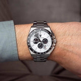 Maserati Velocità Chronograph Silver Dial Silver Steel Strap Watch for Men - R8873652006