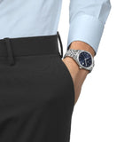 Tissot Ballade Blue Dial Silver Stainless Steel Watch for Unisex - T156.210.11.041.00