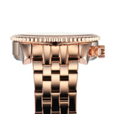 Michael Kors Bryant Rose Gold Dial Rose Gold Steel Strap Watch for Women - MK7531
