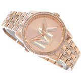 Michael Kors Bryant Rose Gold Dial Rose Gold Steel Strap Watch for Women - MK7541
