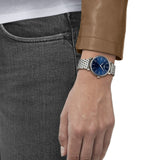 Tissot Ballade Blue Dial Silver Stainless Steel Watch for Unisex - T156.210.11.041.00