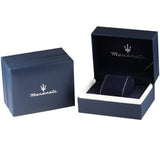 Maserati Velocità Date Black Dial Silver Steel Strap Watch for Men - R8853152002