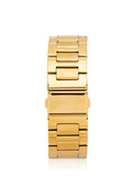 Michael Kors Alek Black Dial Gold Steel Strap Watch for Men - MK9184