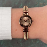 Michael Kors Gramercy Rose Gold Dial Rose Gold Steel Strap Watch for Women - MK7528