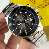 Tissot Seastar Black Dial Two Tone Steel Strap Watch for Men - T120.217.22.061.00