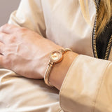 Michael Kors Gramercy Rose Gold Dial Rose Gold Steel Strap Watch for Women - MK7528