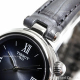 Tissot Desir Black Dial Black Leather Strap Watch for Women - T152.010.16.038.00