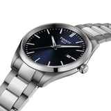 Tissot PR 100 Blue Dial Silver Steel Strap Watch for Women - T150.210.11.041.00