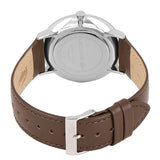 Lacoste Moon Blue Dial Brown Leather Strap Watch for Men - 2010976