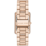 Michael Kors Essex Rose Gold Dial Rose Gold Steel Strap Watch for Women - MK4905