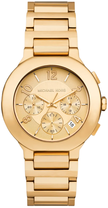 Michael Kors Gramercy Gold Dial Gold Steel Strap Watch for Women - MK7520