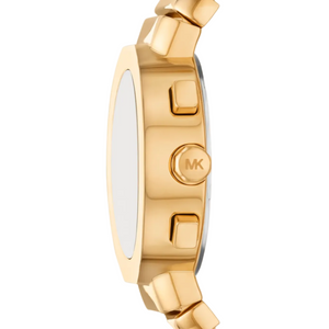 Michael Kors Gramercy Gold Dial Gold Steel Strap Watch for Women - MK7525