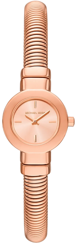Michael Kors Gramercy Rose Gold Dial Rose Gold Steel Strap Watch for Women - MK7528
