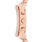 Michael Kors Bryant Rose Gold Dial Rose Gold Steel Strap Watch for Women - MK7531