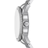 Michael Kors Bryant Silver Dial Silver Steel Strap Watch for Women - MK7542