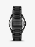 Michael Kors Alek Black Dial Gray Steel Strap Watch for Men - MK9185