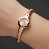 Michael Kors Gramercy Rose Gold Dial Rose Gold Steel Strap Watch for Women - MK7528