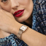 Tissot SRV Rose Gold Dial Rose Gold Stainless Steel Strap Watch for Women - T160.110.33.033.00